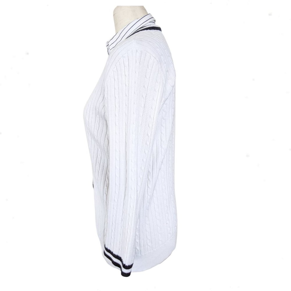 RALPH LAUREN CHAPS Cable Cardigan Set L/6 - Picture 2 of 11